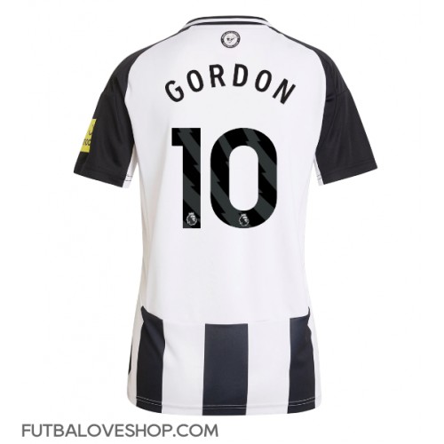 Dres Newcastle United Anthony Gordon #10 Domáci pre Ženy 2024-25 Krátky Rukáv